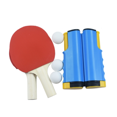 Portable Table Tennis Set with Retractable Nets