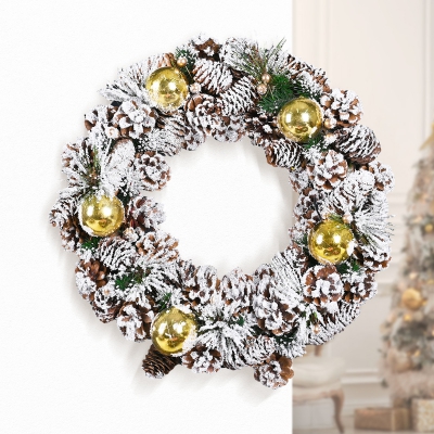 Christmas Wreath Ornaments Decorations for Xmas Tree