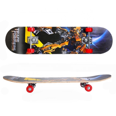 9-Layer Maple Skateboard with Designs Double Rocker 