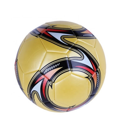 Balón de fútbol de cuero artificial barato tamaño 5
