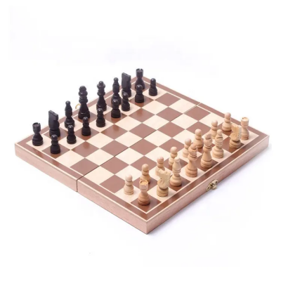 Wholesale Wooden Toys High Quality Chess Board Set Game