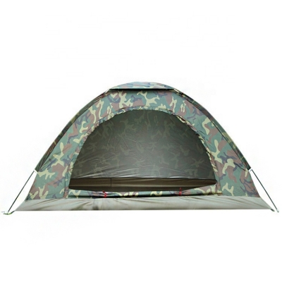 Camouflage Fiberglass Pole Camping Tent for Picnic