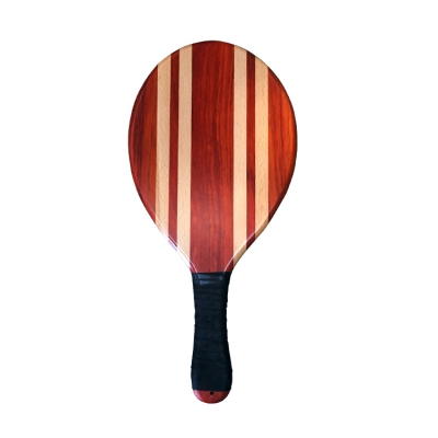Playa de madera maciza Frescobol Paddle Racket Juego Conjunto