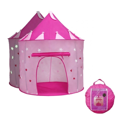 Princess Castle Play Tent with Flash Light for Children