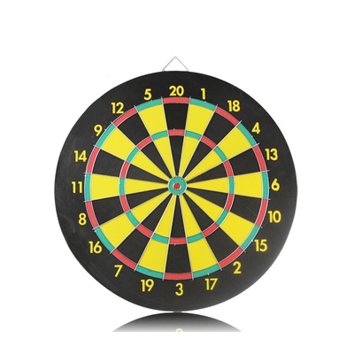 Double-Sided Play Flocking 2-in-1 Baseball Dartboard with Darts 