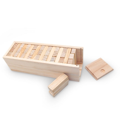 Mini Building Blocks Apilamiento de madera para niños