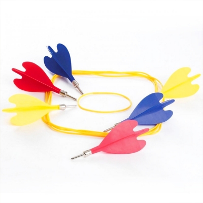 Strong Plastic Coloured and Garden Games Darts Fights 
