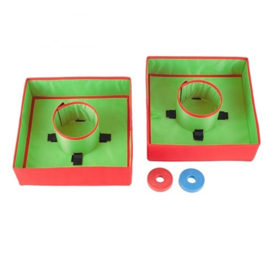Outdoor Backyard Washer Toss Gmae with Fabric Collapsible