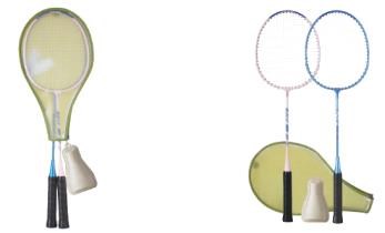 family badminton set with rackets and shuttlecocks for wholesale programs