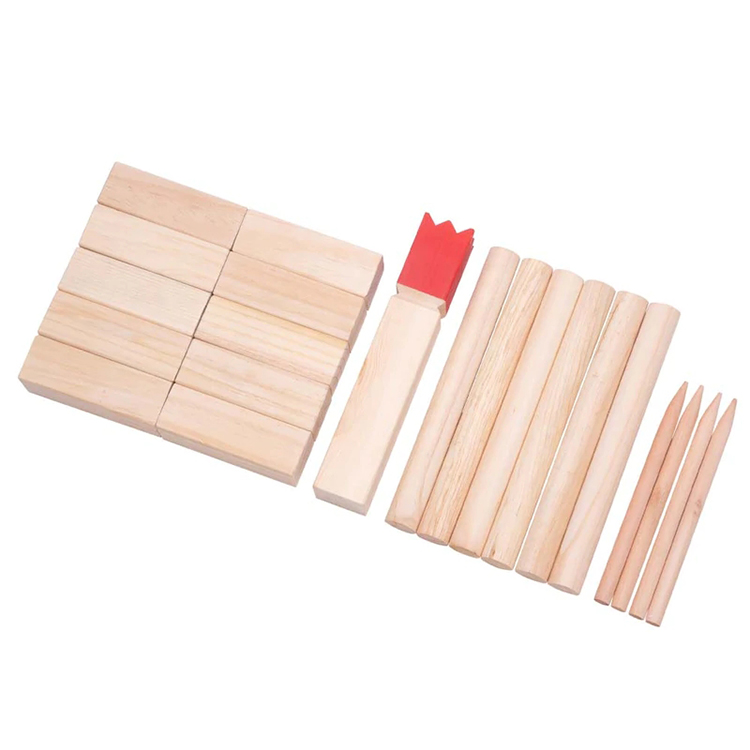 Wooden garden game material comparison for Kubb and outdoor game wholesale