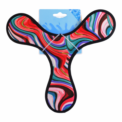 AT Custom New Design SBR Neoprene Boomerang Flying Disc Fun Soft Toy