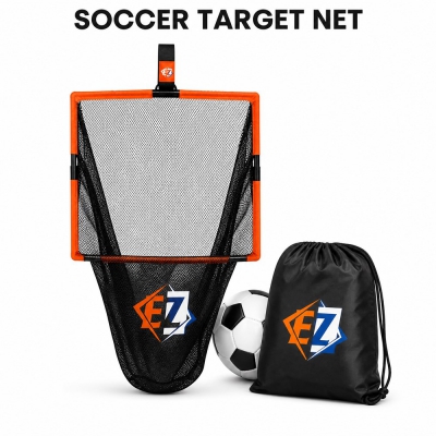 Soccer Target Net Hanging Ball Trainer 65x36cm with Oxford Fabric Bag for Skills Practice Custom OEM