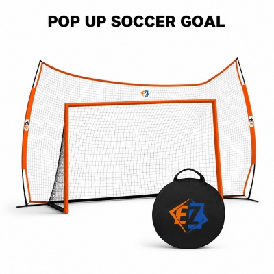 Pop Up Training Goal 213x213cm Fiberglass Frame with Carry Bag for Youth Soccer Practice OEM Wholesale